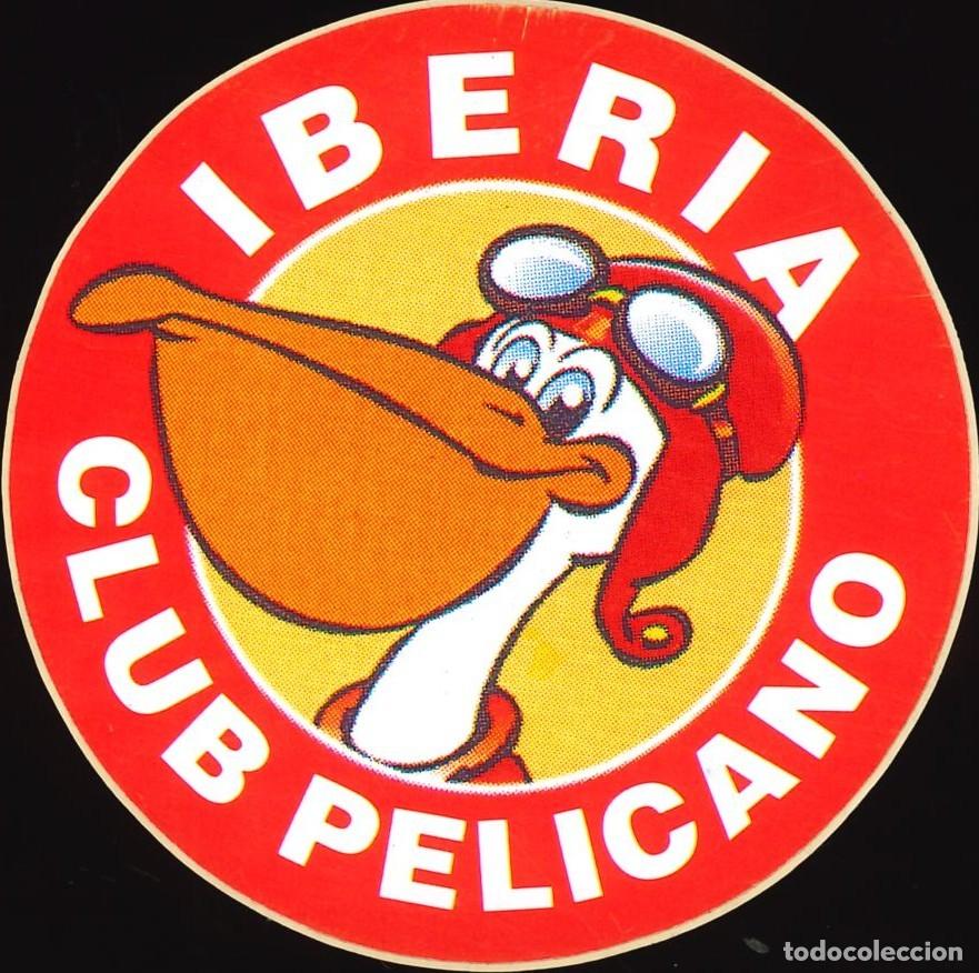 Autocolantes de cole&ccedil;&atilde;o: PEGATINA - ADHESIVO - CLUB - CLUB PELICANO - L&Iacute;NEA A&Eacute;REA IBERIA