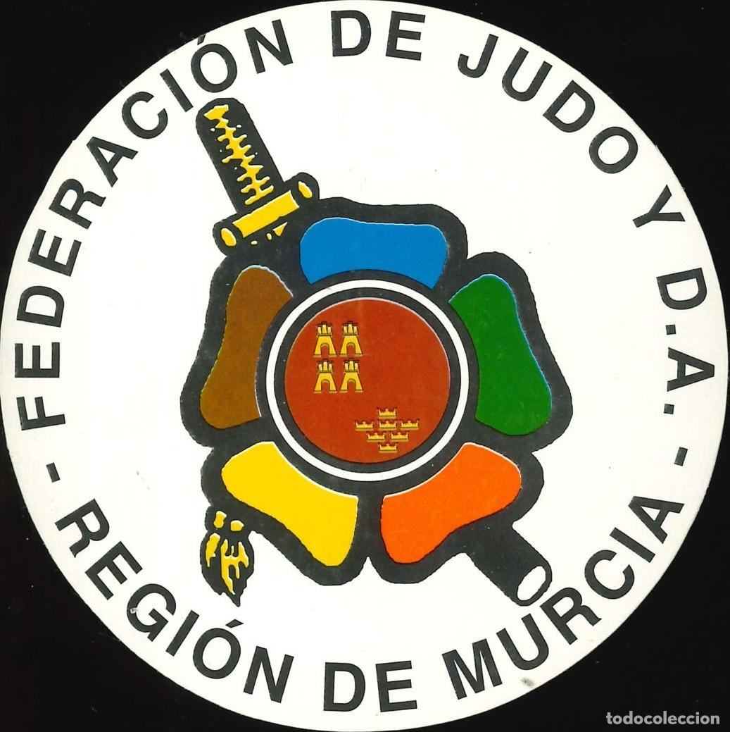 Pegatinas de colecci&oacute;n: PEGATINA - ADHESIVO - FEDERACI&Oacute;N - FEDERACION DE JUDO Y D.A. (REGION DE MURCIA)