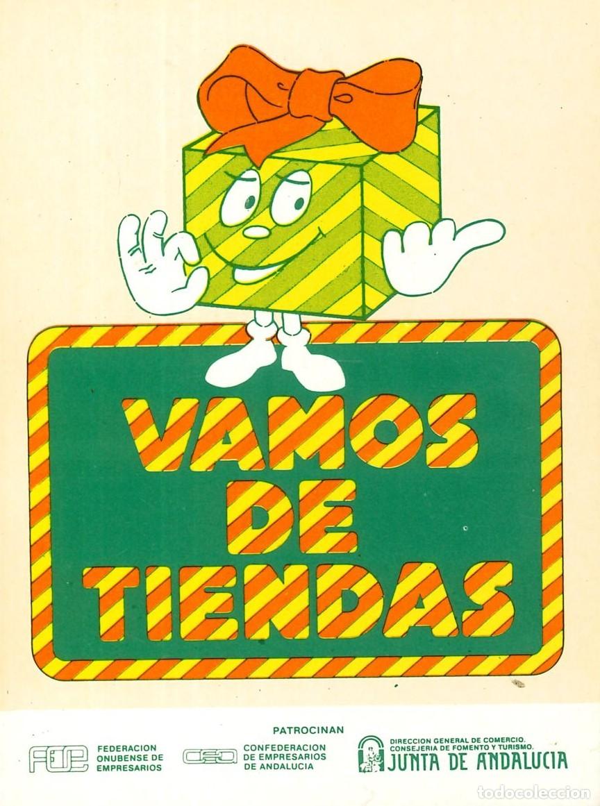 Pegatinas de colecci&oacute;n: PEGATINA - ADHESIVO - FEDERACI&Oacute;N - FEDERACION DE EMPRESARIOS ONUBENSES - FOE - VAMOS DE TIENDAS