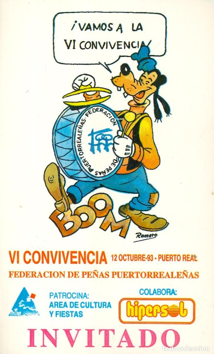 Pegatinas de colecci&oacute;n: PEGATINA - ADHESIVO - FEDERACI&Oacute;N - FEDERACION DE PE&Ntilde;AS PUERTORREALE&Ntilde;AS - 12-10-1993 - PUERTO REAL
