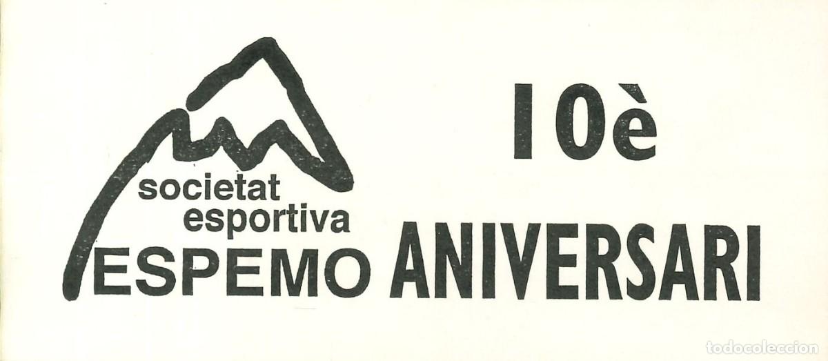 Pegatinas de colecci&oacute;n: PEGATINA - ADHESIVO - SOCIEDAD - 10&ordm; ANIVERSARIO SOCIEDAD DEPORTIVA ESPEMO - MORELLA (CASTELLON)
