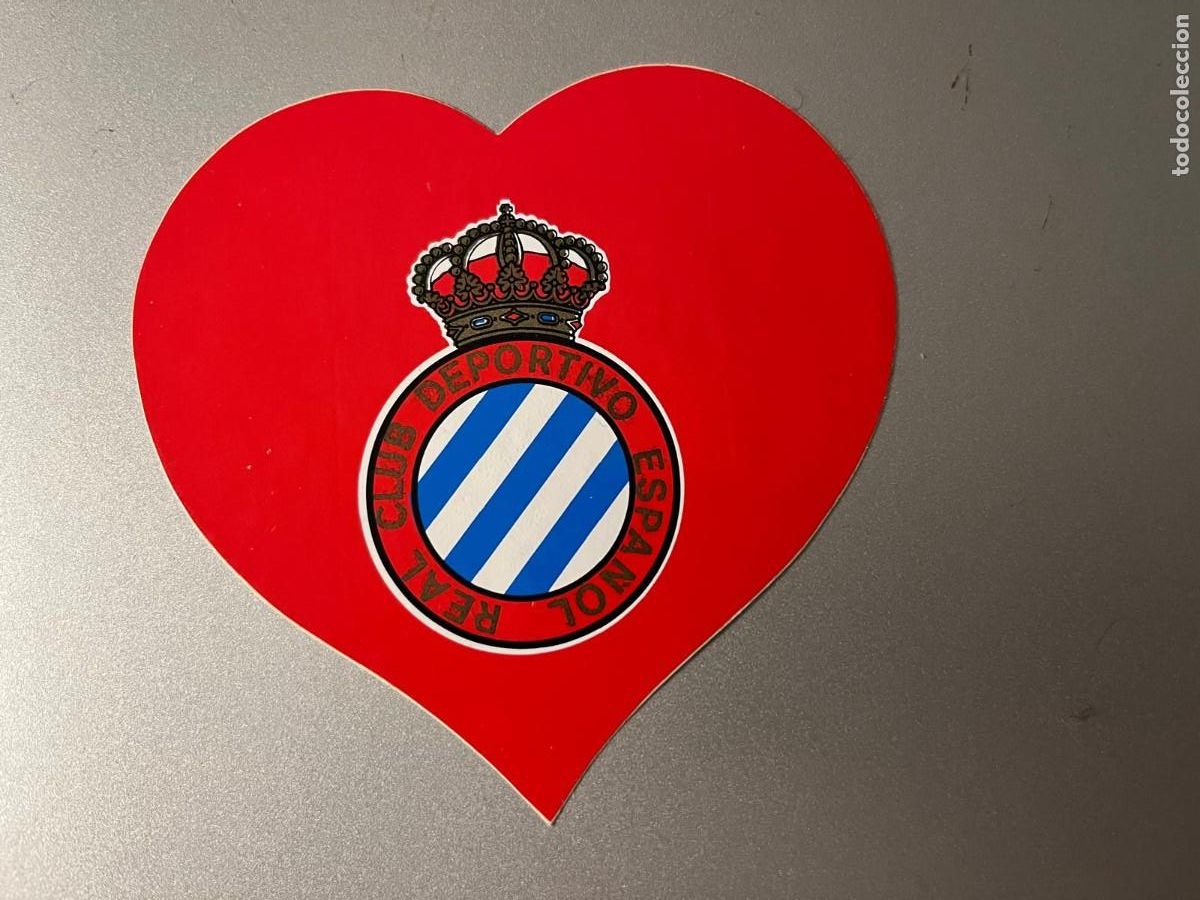 Collection stickers: adhesivo real club deportivo espa&ntilde;ol 10 ctms. diametro