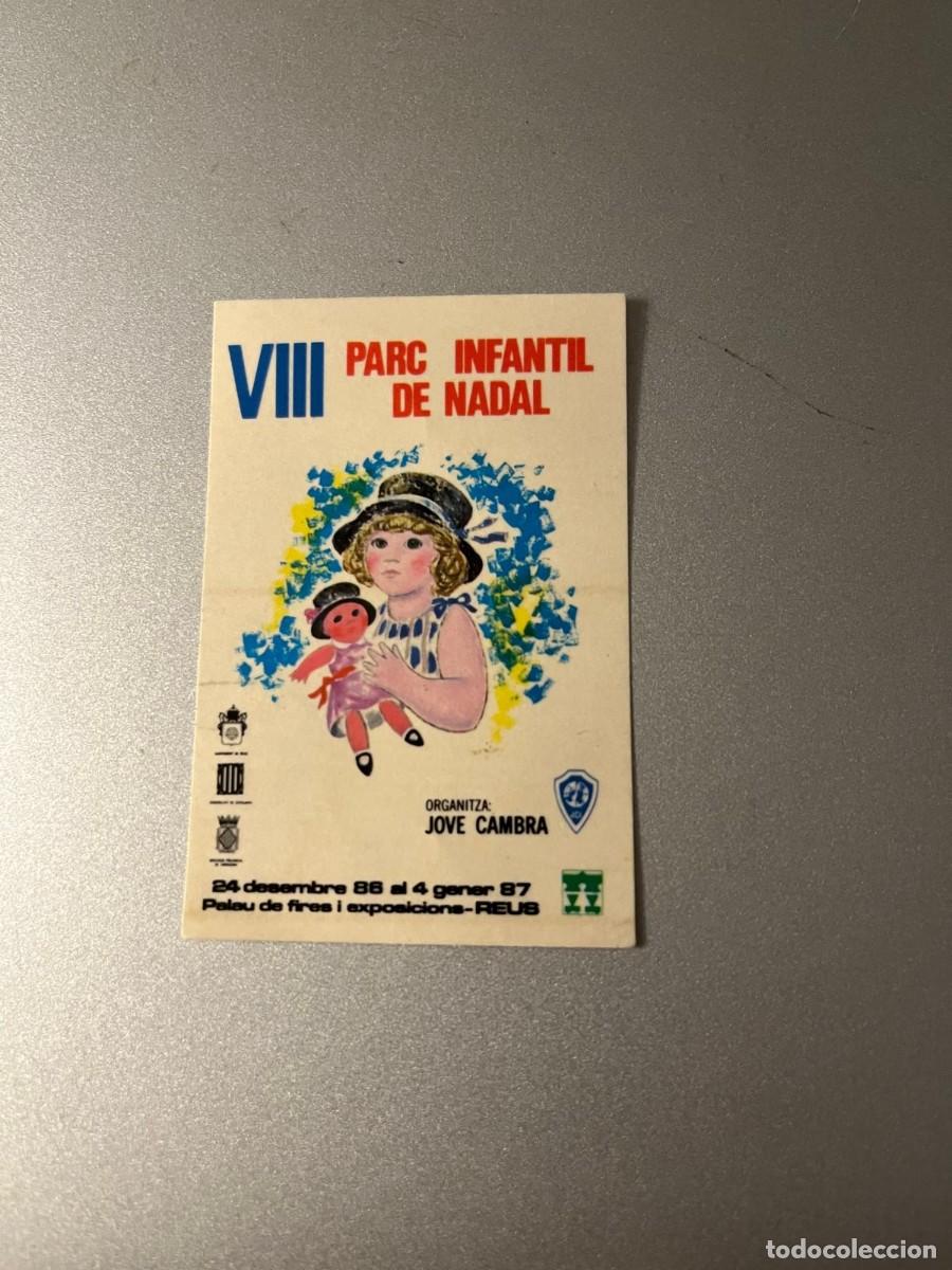 Pegatinas de colecci&oacute;n: Adhesivo VIII Parc Infantil de Nadal Reus Tarragona 5x7 ctms.