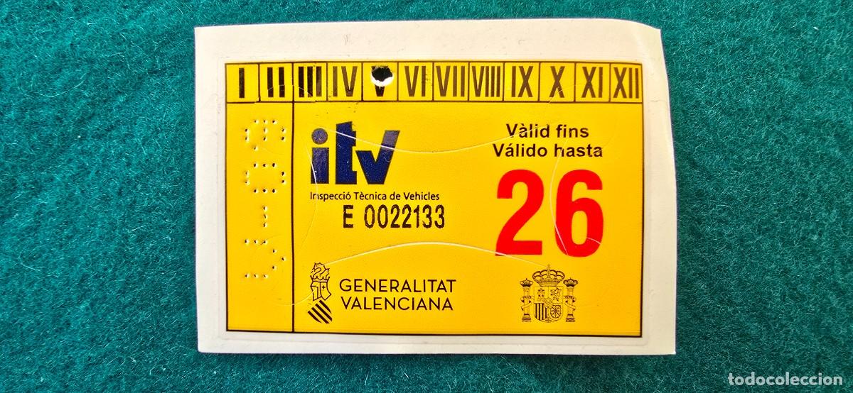 Pegatinas de colecci&oacute;n: ADHESIVO - PEGATINA - STICKER ITV 2026 - GENERALITAT VALENCIANA