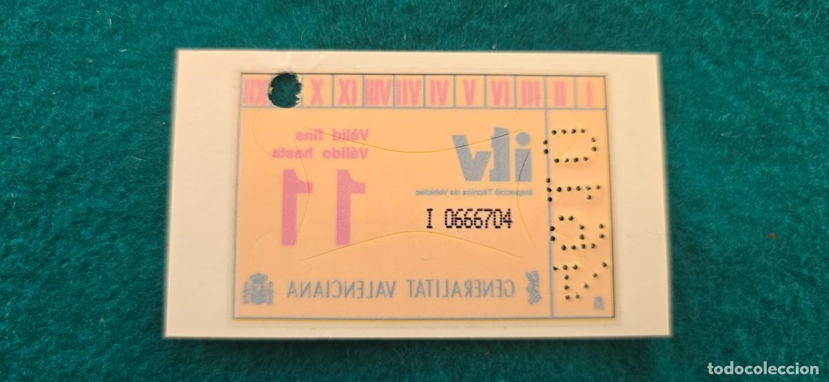 Pegatinas de colecci&oacute;n: ADHESIVO - PEGATINA - STICKER ITV 2011 - GENERALITAT VALENCIANA