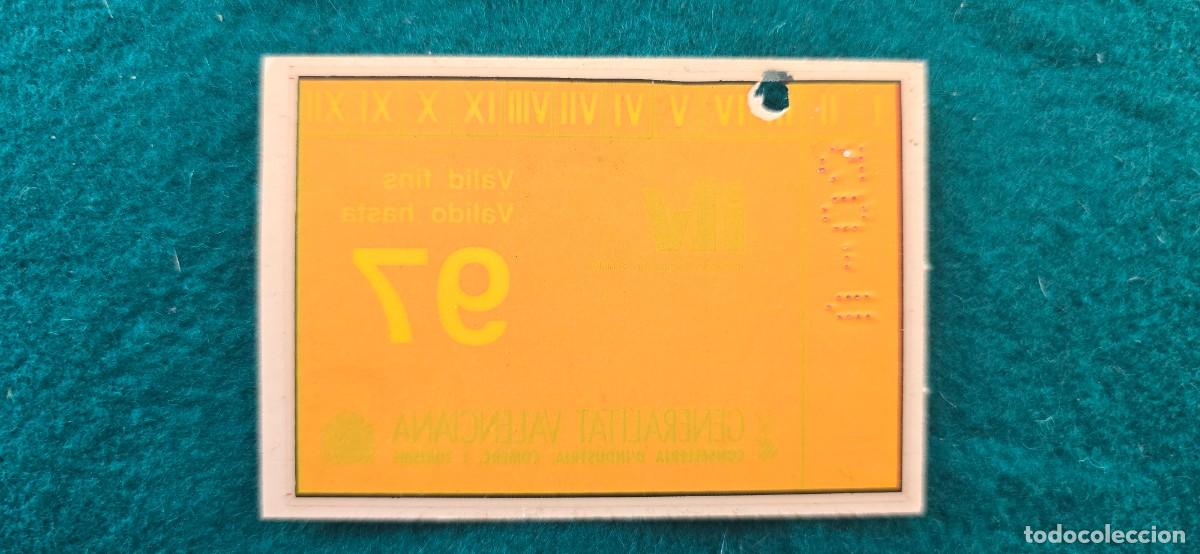 Pegatinas de colecci&oacute;n: ADHESIVO - PEGATINA - STICKER ITV 1997 - GENERALITAT VALENCIANA