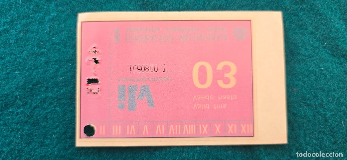 Pegatinas de colecci&oacute;n: ADHESIVO - PEGATINA - STICKER ITV 2003 - GENERALITAT VALENCIANA