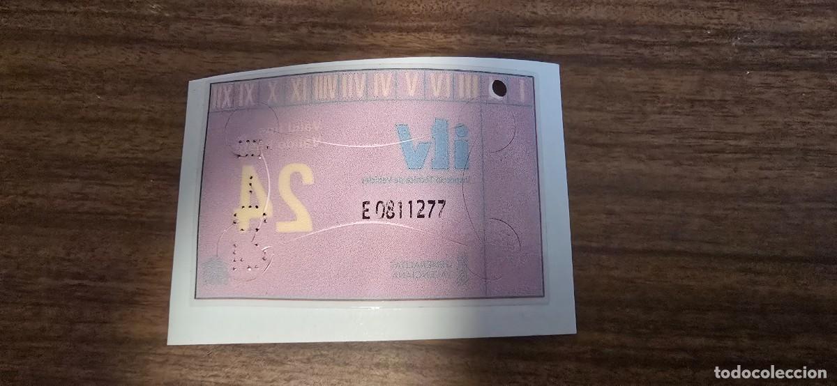 Pegatinas de colecci&oacute;n: ADHESIVO - PEGATINA - STICKER ITV 2024 - GENERALITAT VALENCIANA