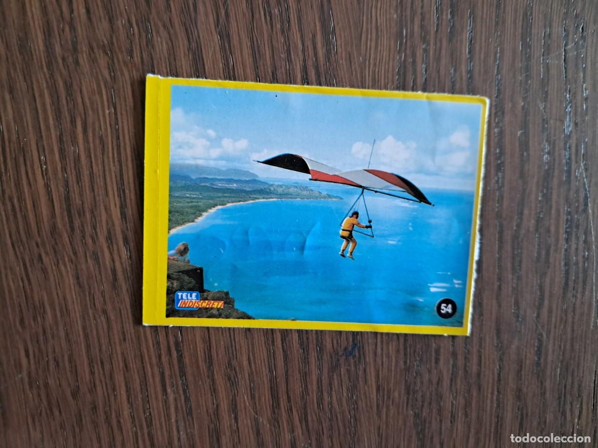 Collection stickers: pegatina de tele indiscreta, parapente n&ordm; 54.