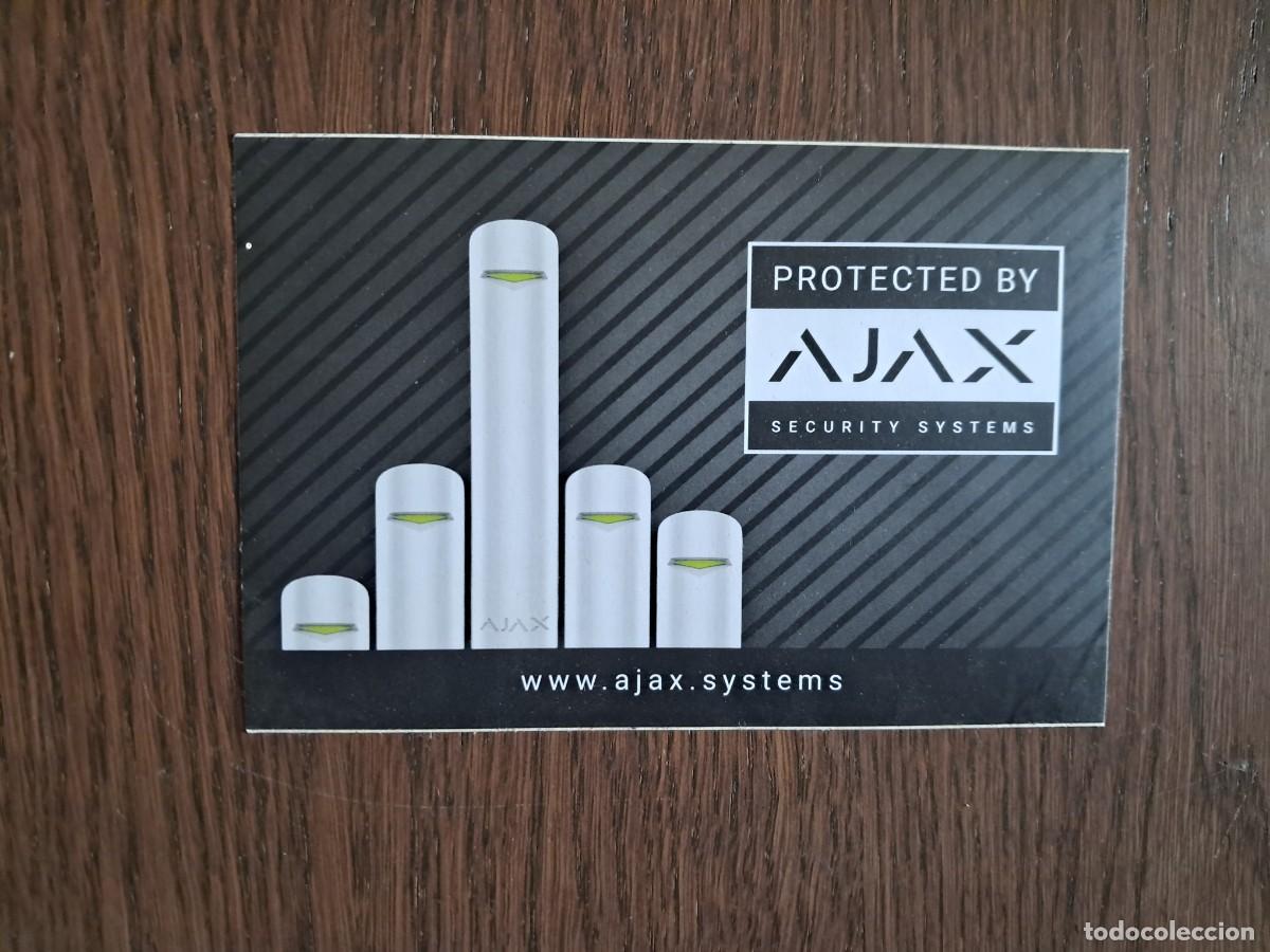 Pegatinas de colecci&oacute;n: pegatina de publicidad, Ajax.