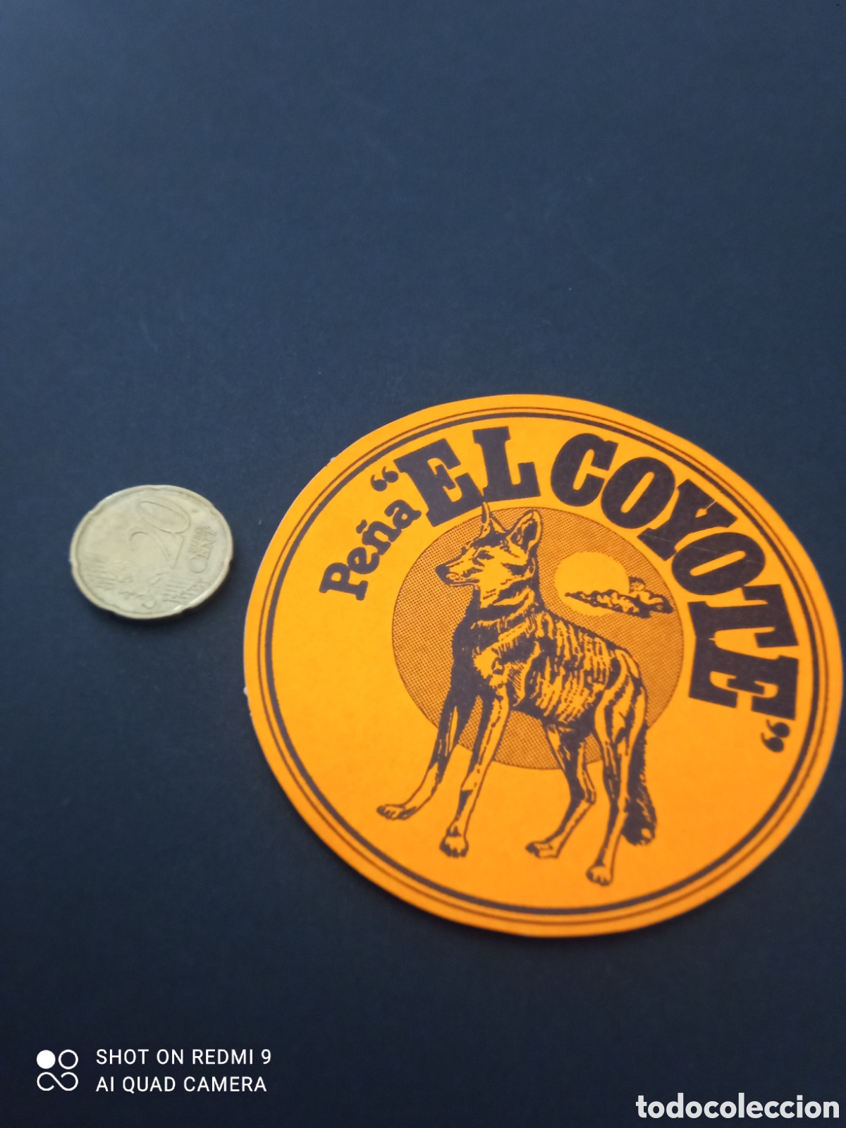 Autocollants de collection: PEGATINA A&Ntilde;OS 80s Pe&ntilde;a el Coyote