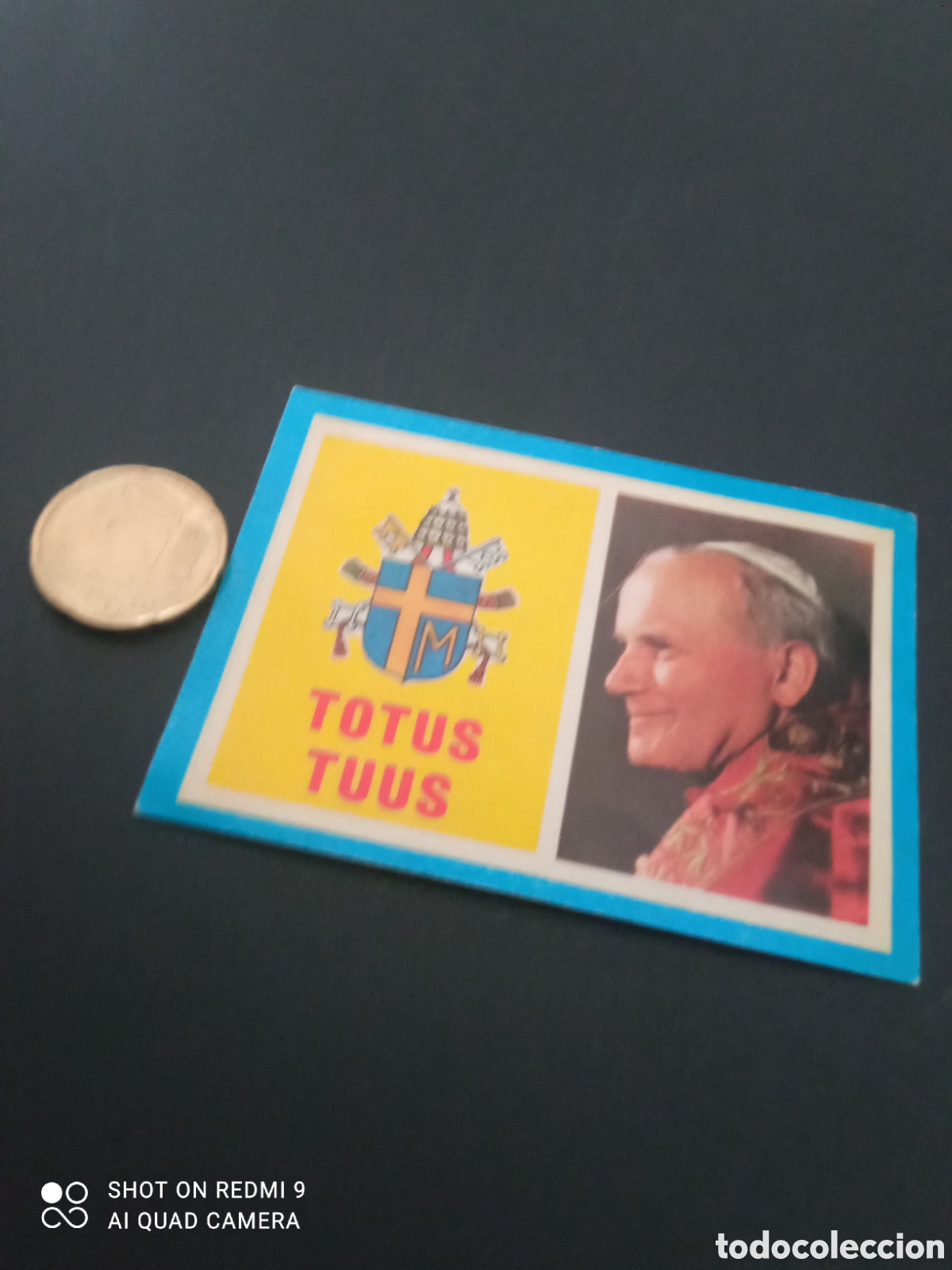 Adesivi di collezione: PEGATINA A&Ntilde;OS 80s Totus tuus