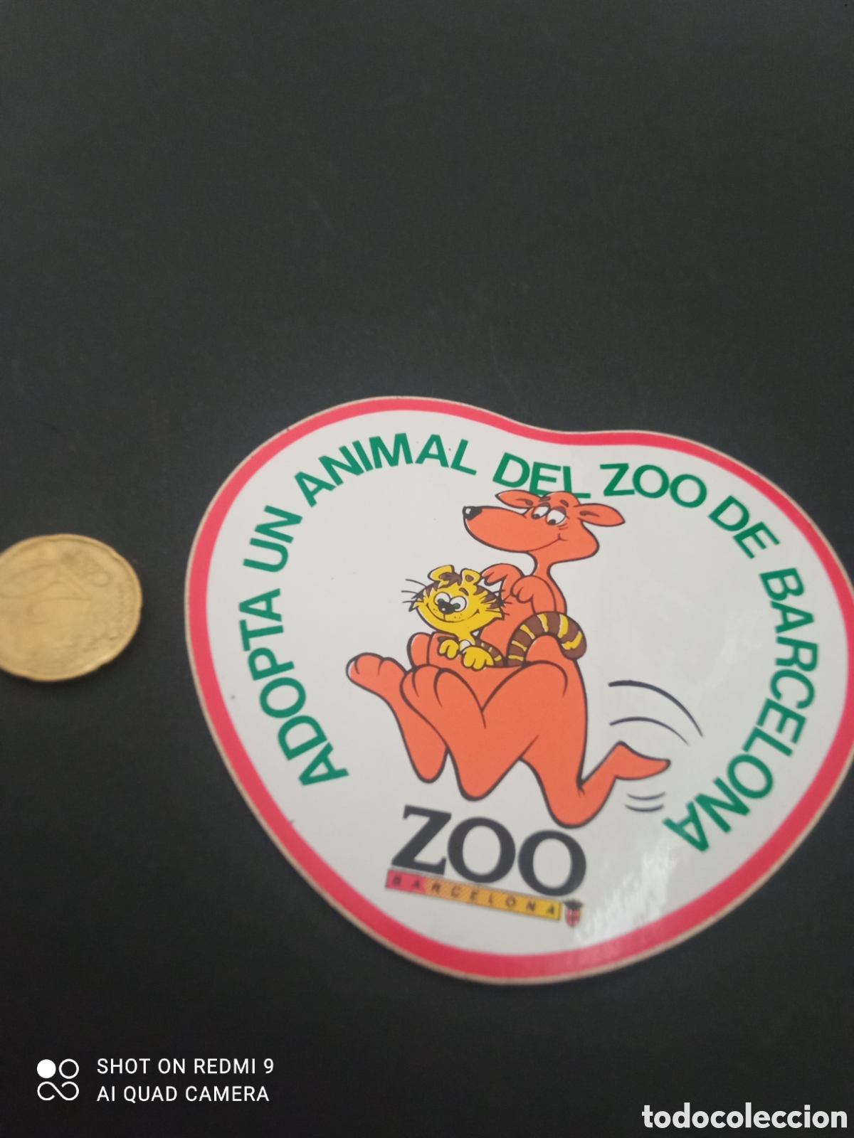 Sammlung von Aufklebern: PEGATINA A&Ntilde;OS 80s adopta a un animal del Zoo de Barcelona