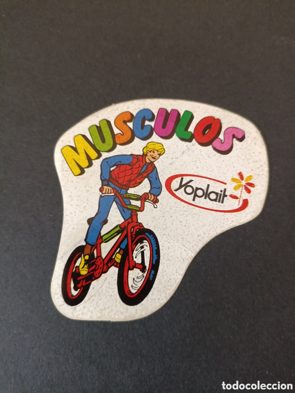 Pegatinas de colecci&oacute;n: MUSCULOS [ PEGATINA A&Ntilde;OS 80 NUEVA YOPLAIT ]