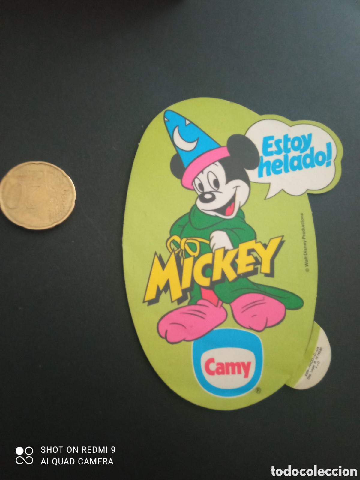 Pegatinas de colecci&oacute;n: PEGATINA A&Ntilde;OS 80s Mickey camy !! Estoy elado&iexcl;&iexcl;