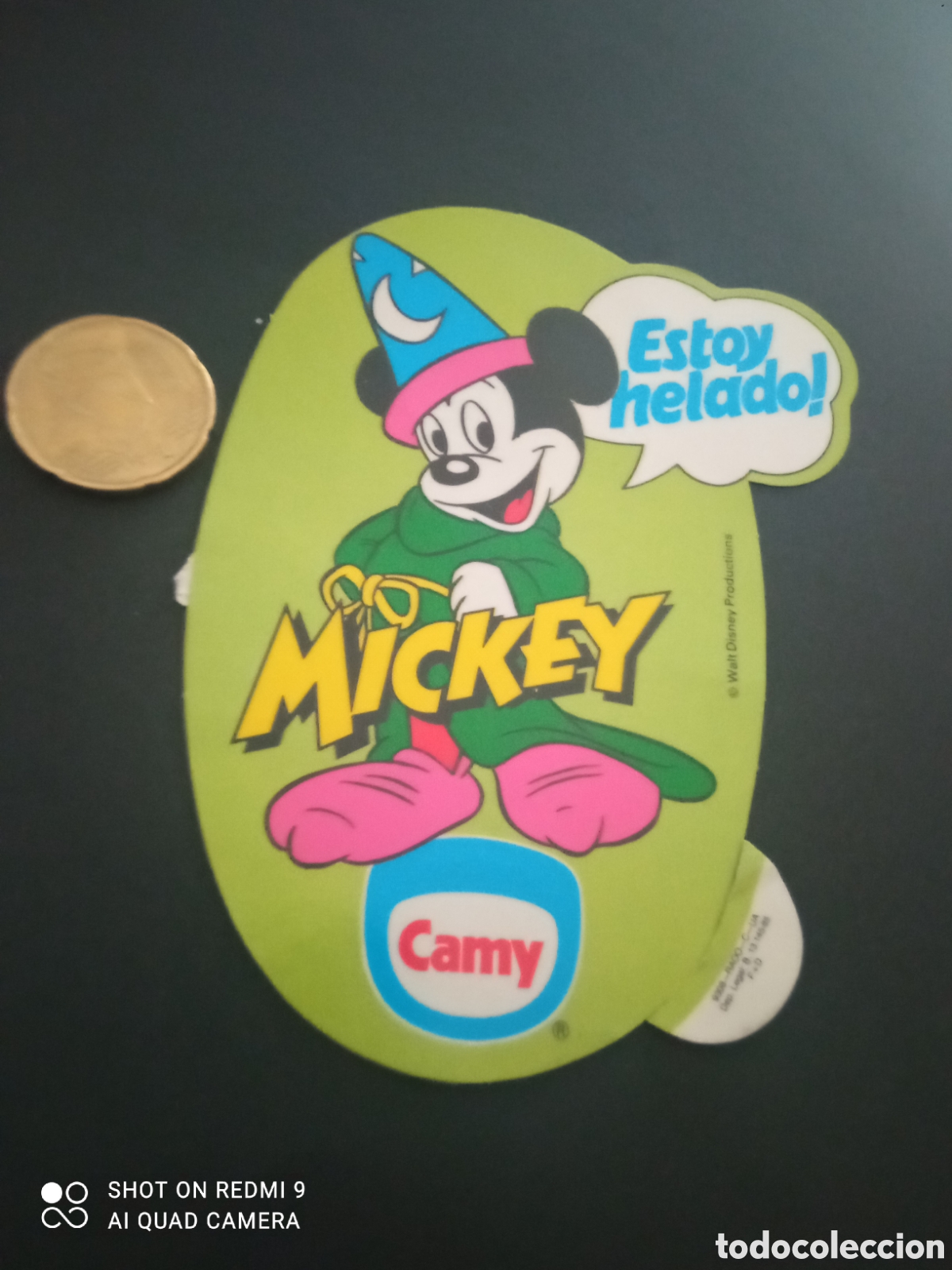 Pegatinas de colecci&oacute;n: PEGATINA A&Ntilde;OS 80s micky cami !!estoy elado&iexcl;&iexcl;