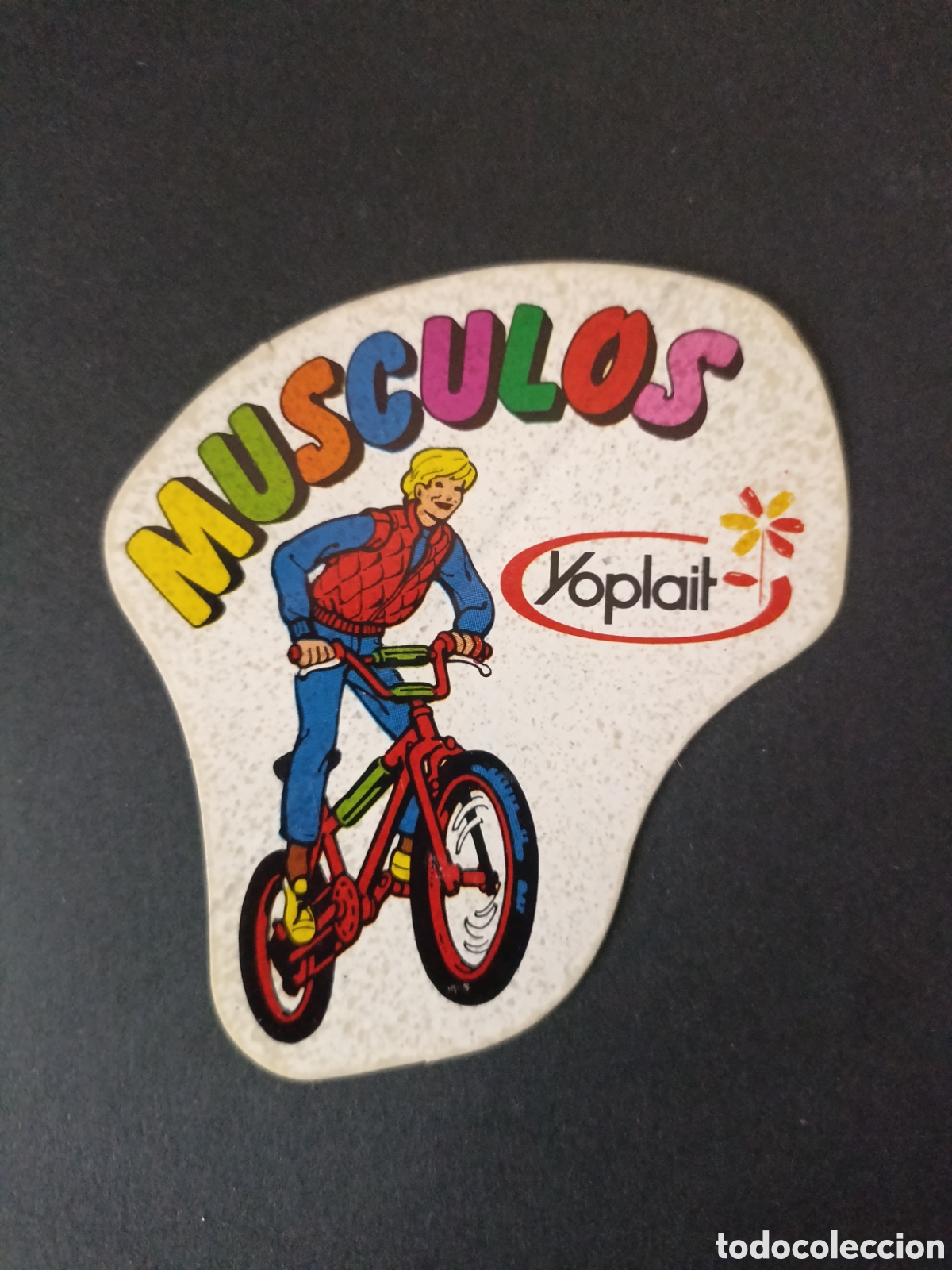 Autocollants de collection: MUSCULOS [ PEGATINA A&Ntilde;OS 80 NUEVA YOPLAIT ]