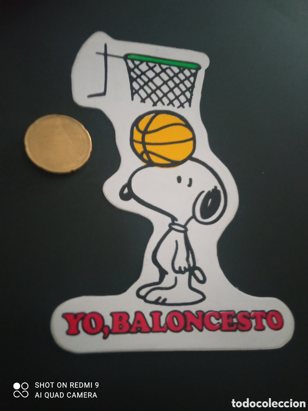 Autocollants de collection: PEGATINA A&Ntilde;OS 80s sloopy yo baloncesto
