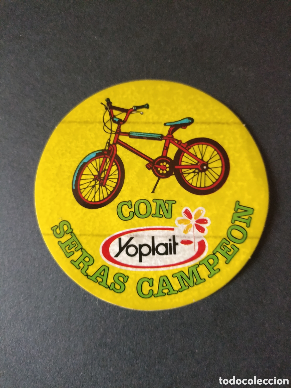 Autocollants de collection: CON YOPLAIT SERAS CAMPEON [ PEGATINA A&Ntilde;OS 80 NUEVA YOPLAIT ]