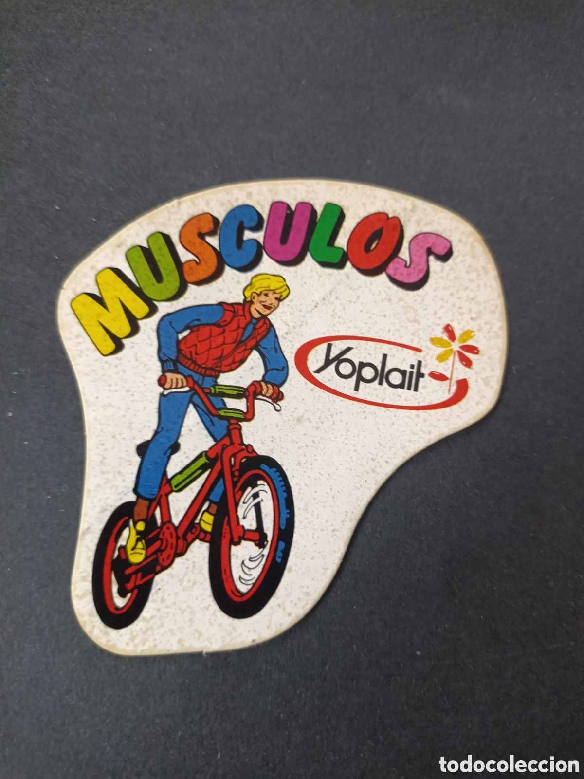 Autocollants de collection: MUSCULOS [ PEGATINA A&Ntilde;OS 80 NUEVA YOPLAIT ]