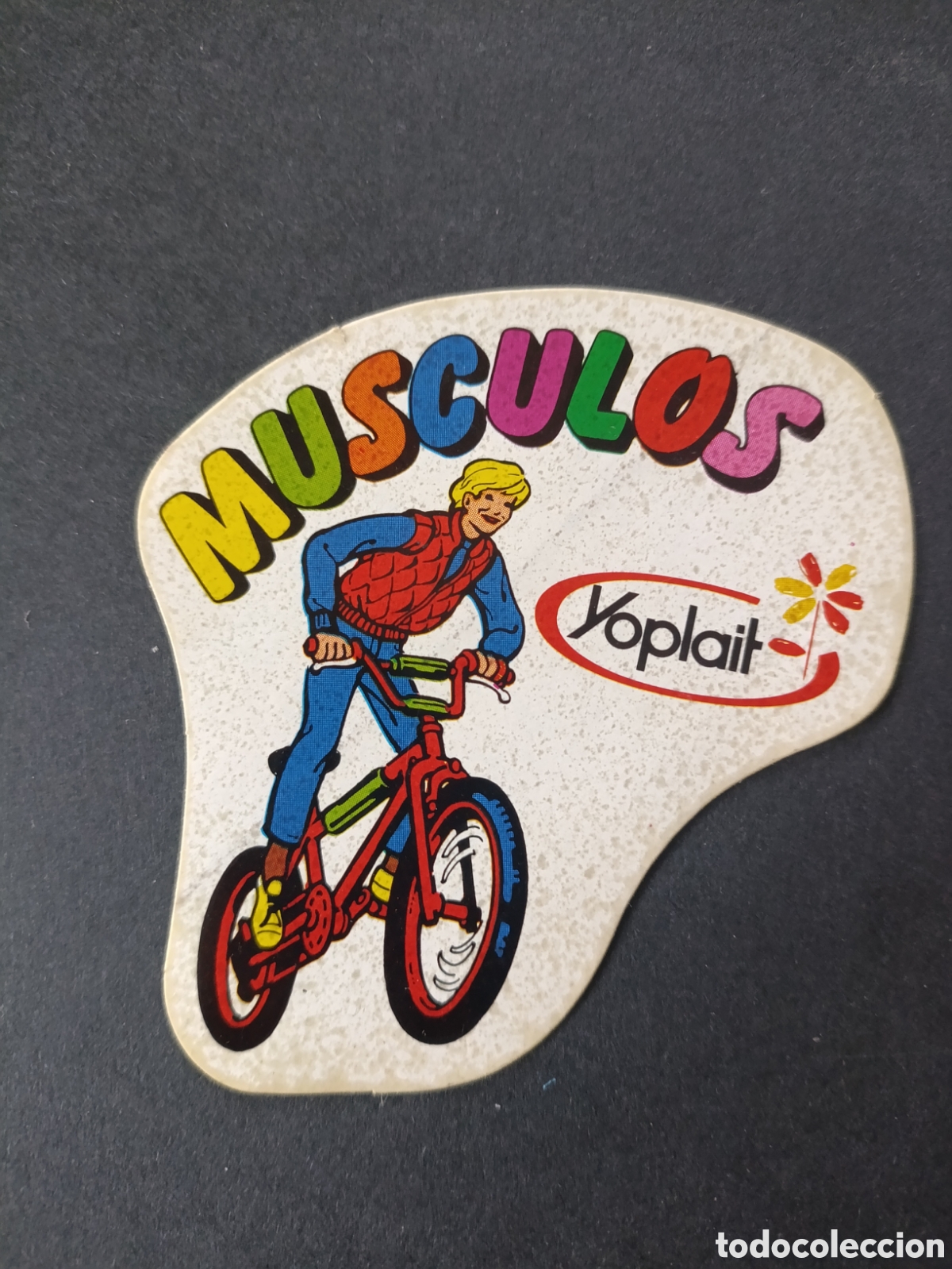 Autocollants de collection: MUSCULOS [ PEGATINA A&Ntilde;OS 80 NUEVA YOPLAIT ]