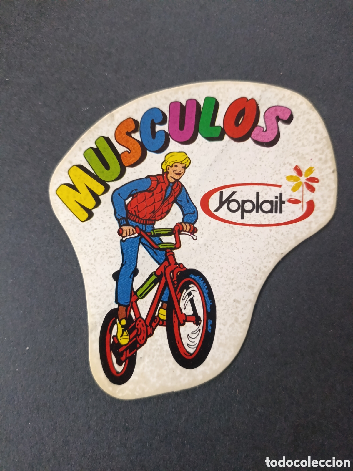 Autocollants de collection: MUSCULOS [ PEGATINA A&Ntilde;OS 80 NUEVA YOPLAIT ]