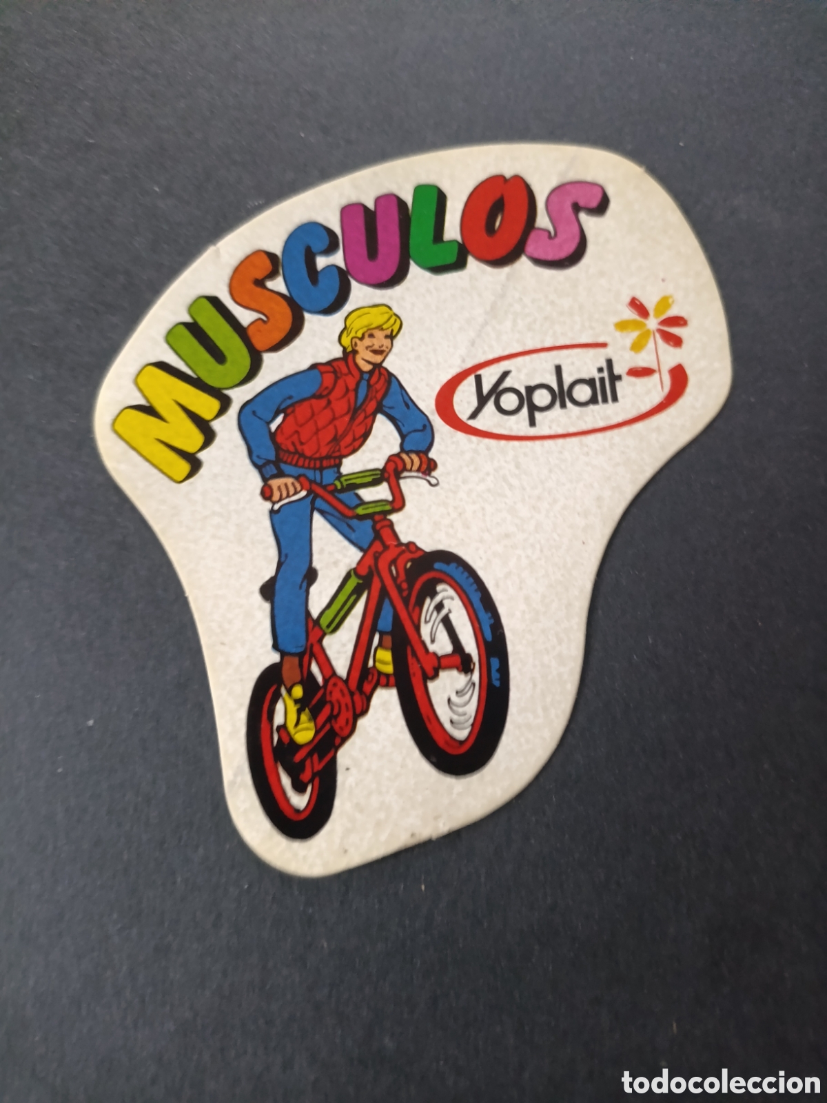 Autocollants de collection: MUSCULOS [ PEGATINA A&Ntilde;OS 80 NUEVA YOPLAIT ]