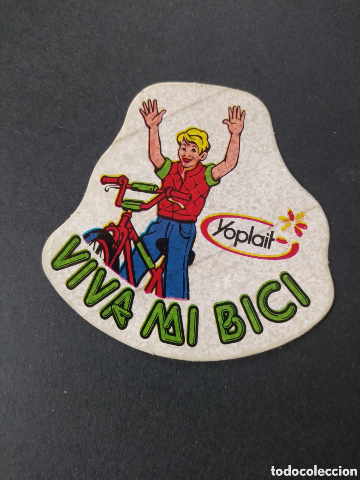 Pegatinas de colecci&oacute;n: VIVA MI BICI [ PEGATINA A&Ntilde;OS 80 NUEVA YOPLAIT ]