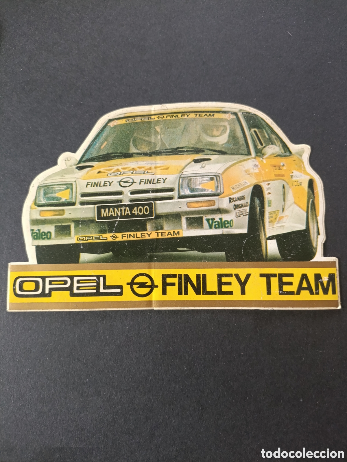 Pegatinas de colecci&oacute;n: OPEL FINLEY TEAM [ PEGATINA A&Ntilde;OS 80 NUEVA ]