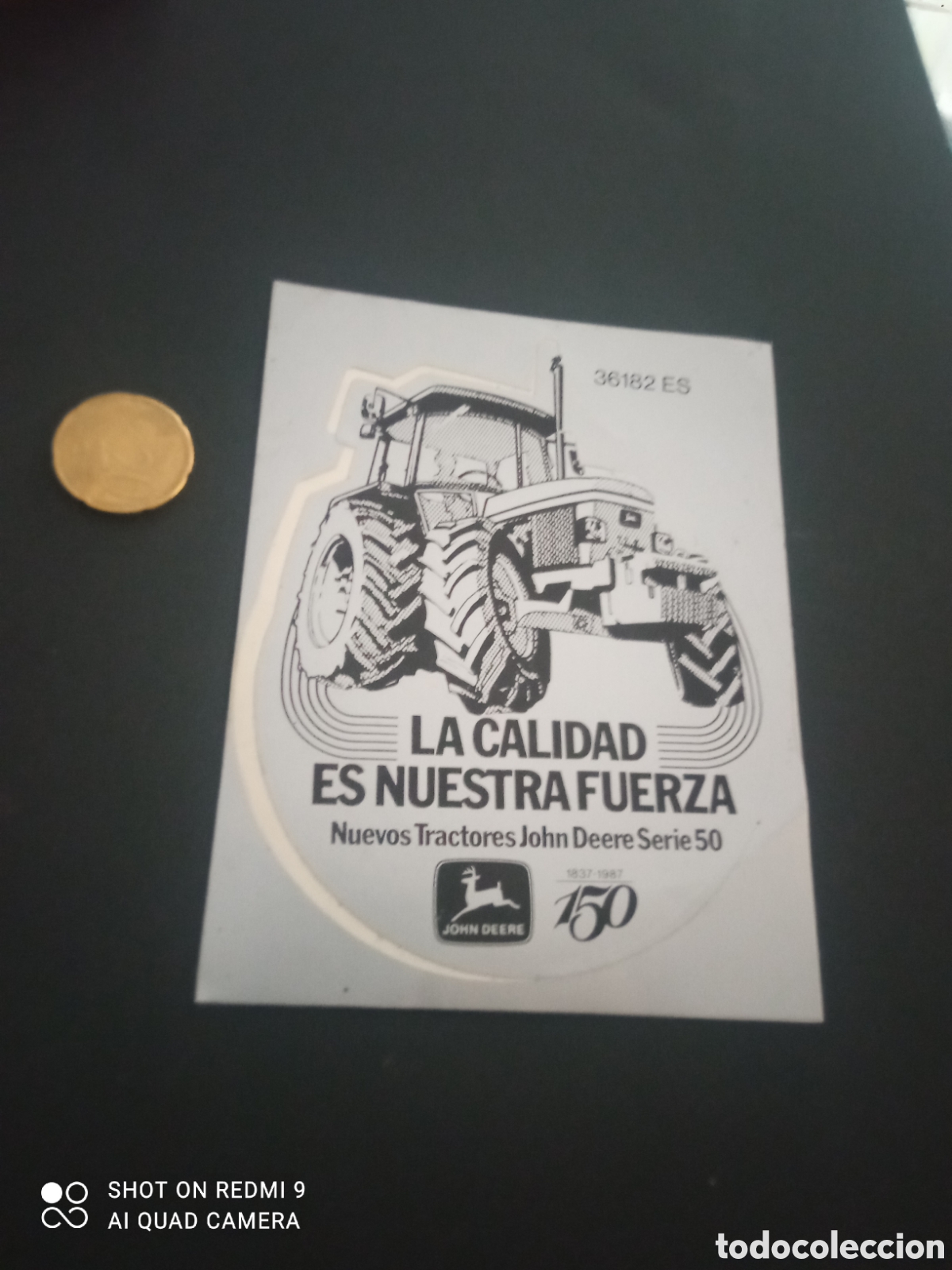 Autocollants de collection: PEGATINA A&Ntilde;OS 80s la calidad es nuestra fuerza