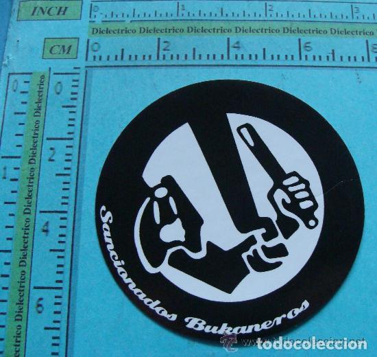 Pegatinas de colecci&oacute;n: PEGATINA DE DEPORTES. F&Uacute;TBOL. RAYO VALLECANO, GRUPO ULTRA. BUKANEROS SANCIONADOS. 269