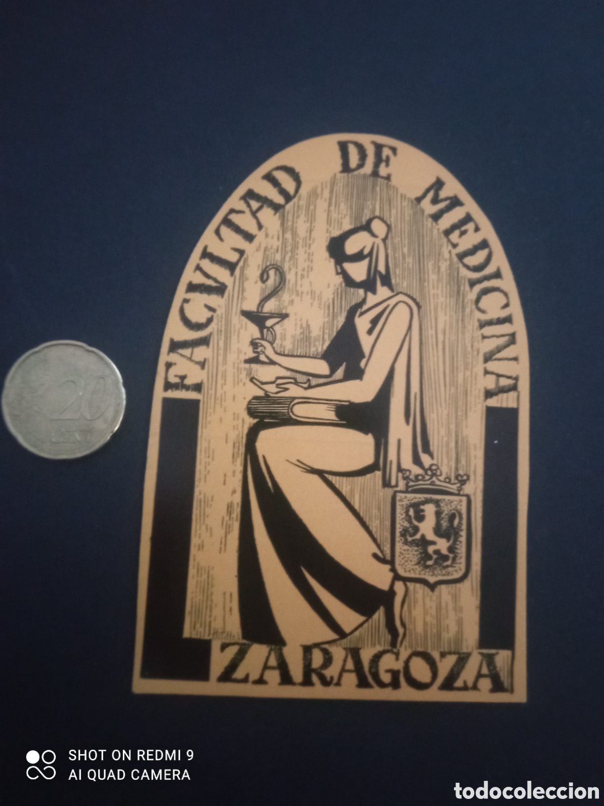 Pegatinas de colecci&oacute;n: PEGATINA A&Ntilde;OS 80s facultad de medicina Zaragoza