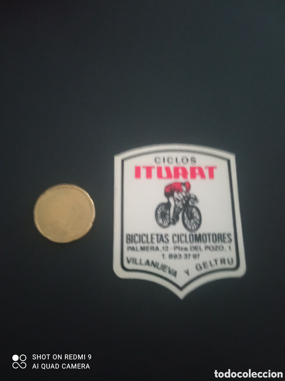 Pegatinas de colecci&oacute;n: PEGATINA A&Ntilde;OS 80s ciclo y iturat bicicletas ciclomotores