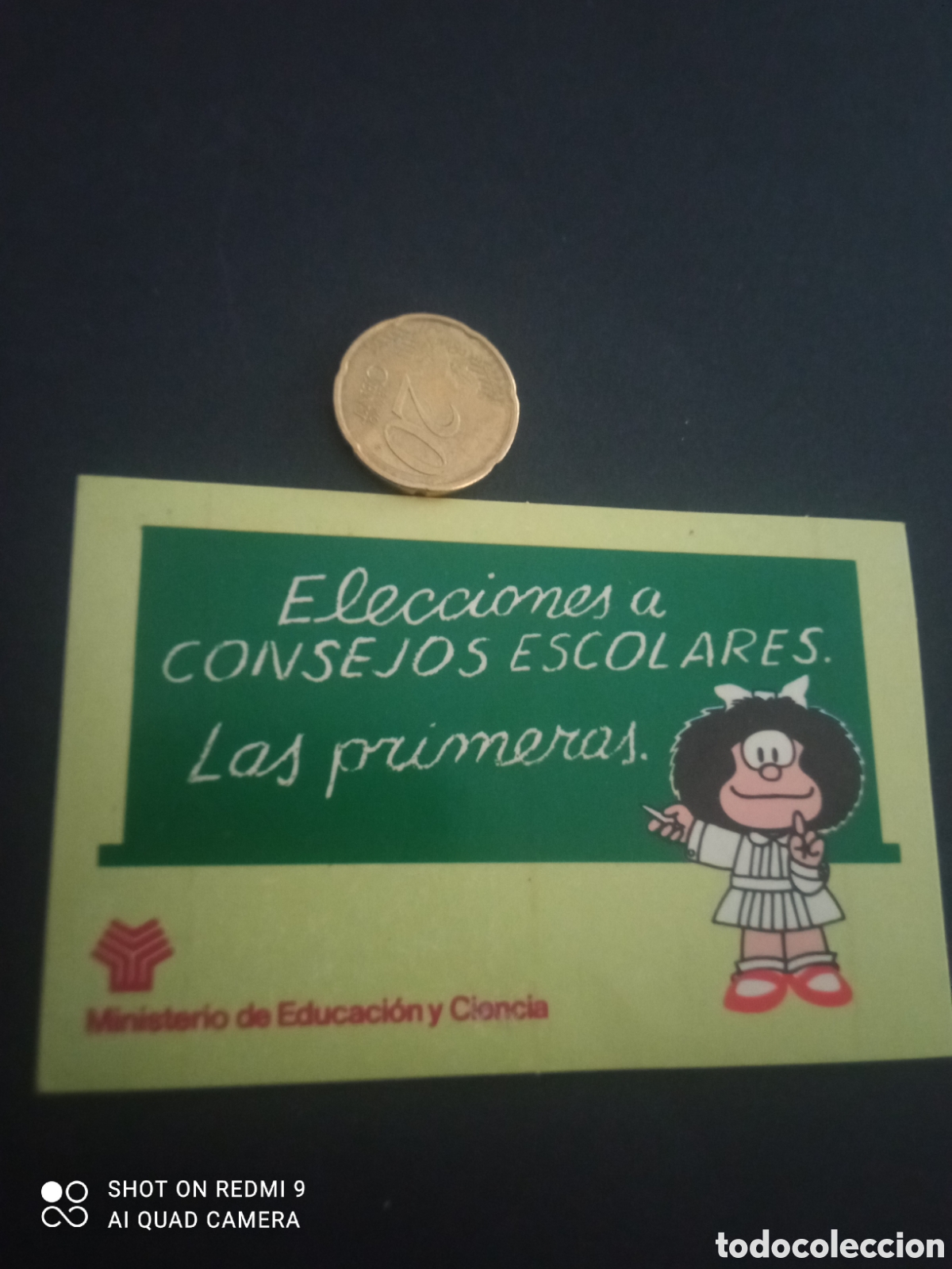 Pegatinas de colecci&oacute;n: PEGATINA A&Ntilde;OS 80s elecciones a consejos escolares las primeras