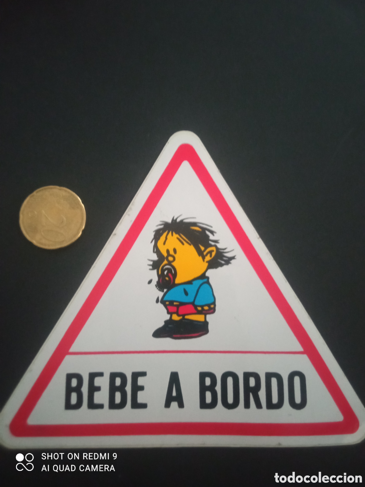 Pegatinas de colecci&oacute;n: PEGATINA A&Ntilde;OS 80s beb&eacute; a bordo