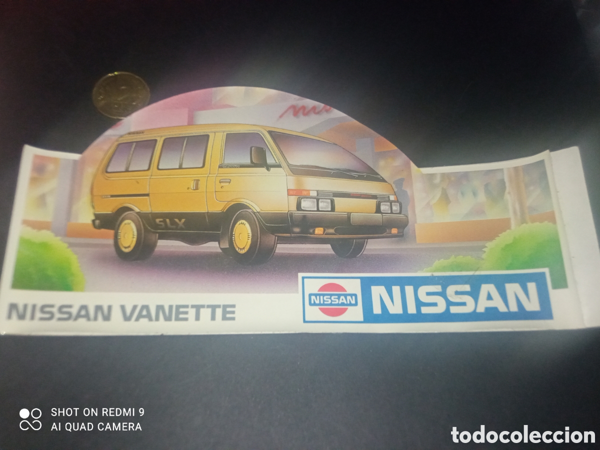 Pegatinas de colecci&oacute;n: !!GRAN ANTIGUA PEGATINA NISSAN vanette!!!