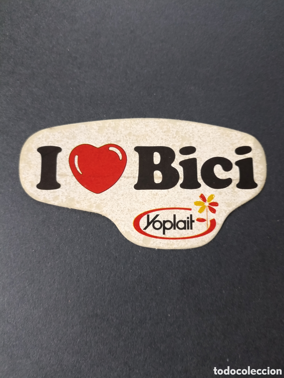 Pegatinas de colecci&oacute;n: I ❤️ BICI [ PEGATINA A&Ntilde;OS 80 NUEVA YOPLAIT ]