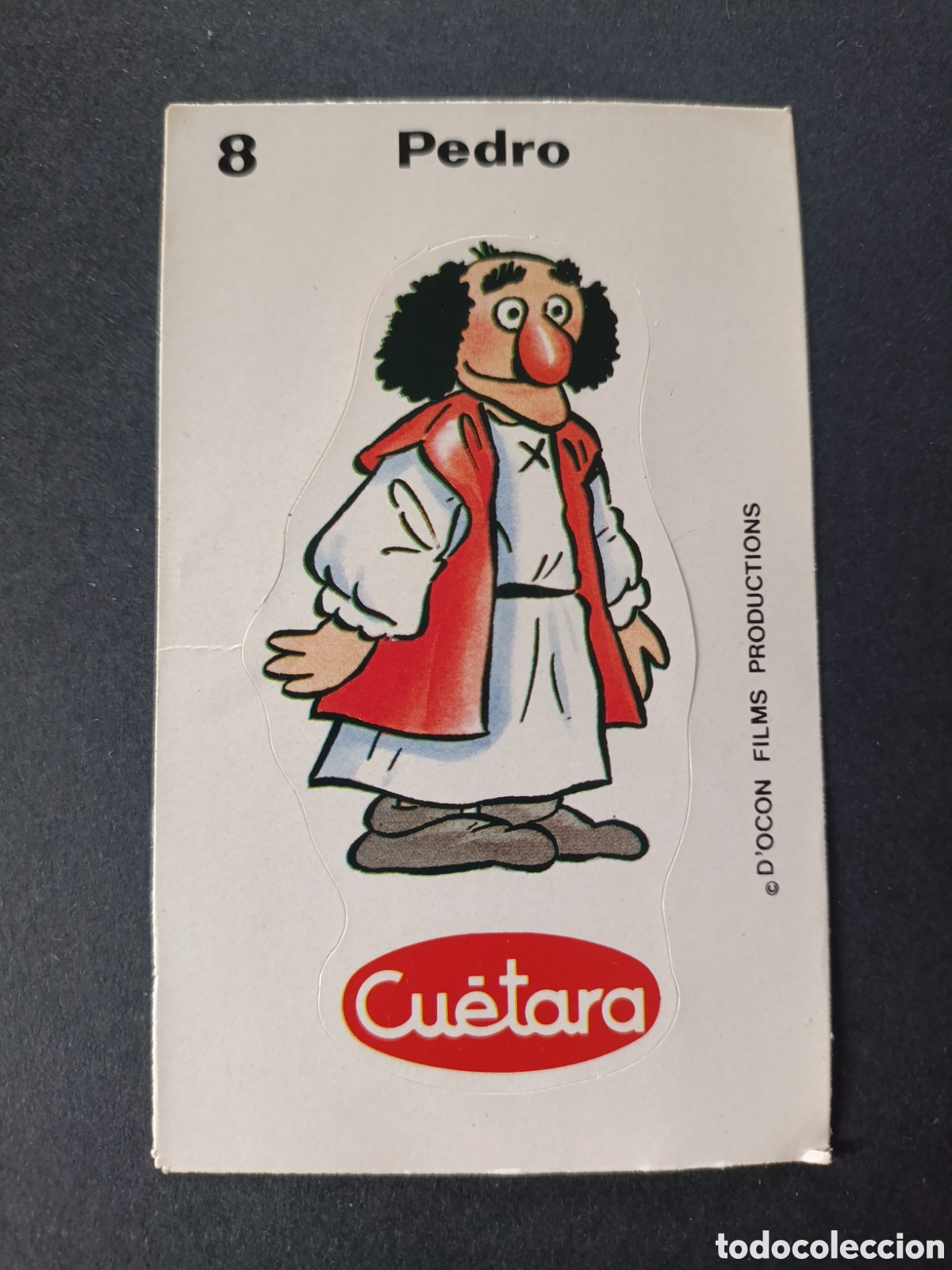 Pegatinas de colecci&oacute;n: PEDRO CUETARA [ PEGATINA A&Ntilde;OS 80 NUEVA YOPLAIT ]