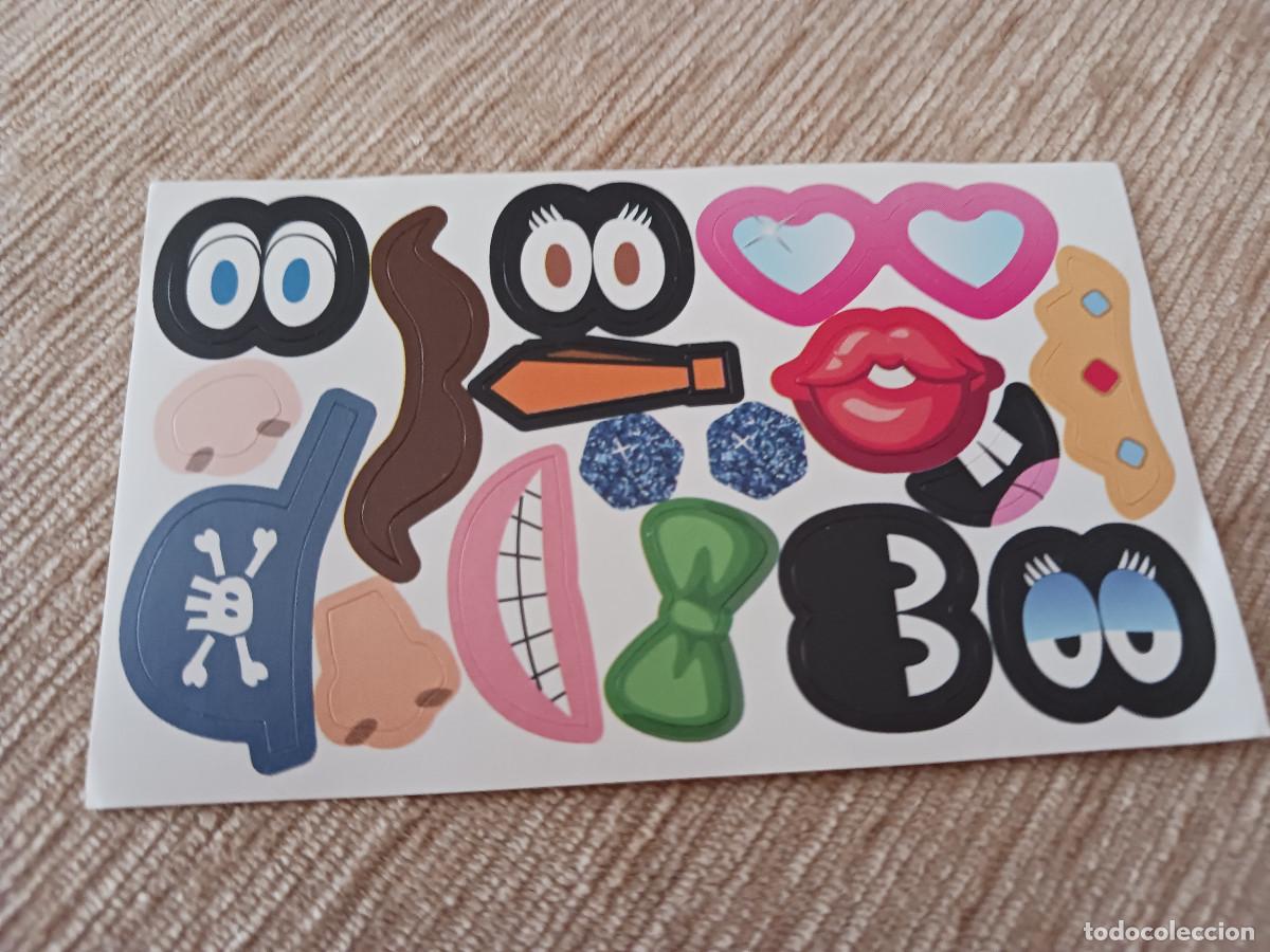 Pegatinas de colecci&oacute;n: adhesivos, chocolates simon coll, para customizar caras de huevos