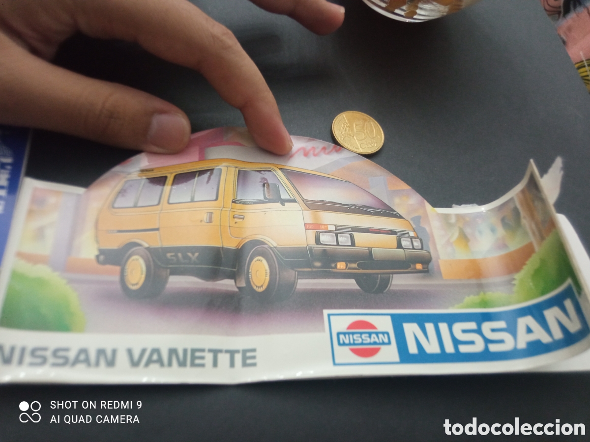 Pegatinas de colecci&oacute;n: PEGATINAS A&Ntilde;OS 80S Nissan vanette