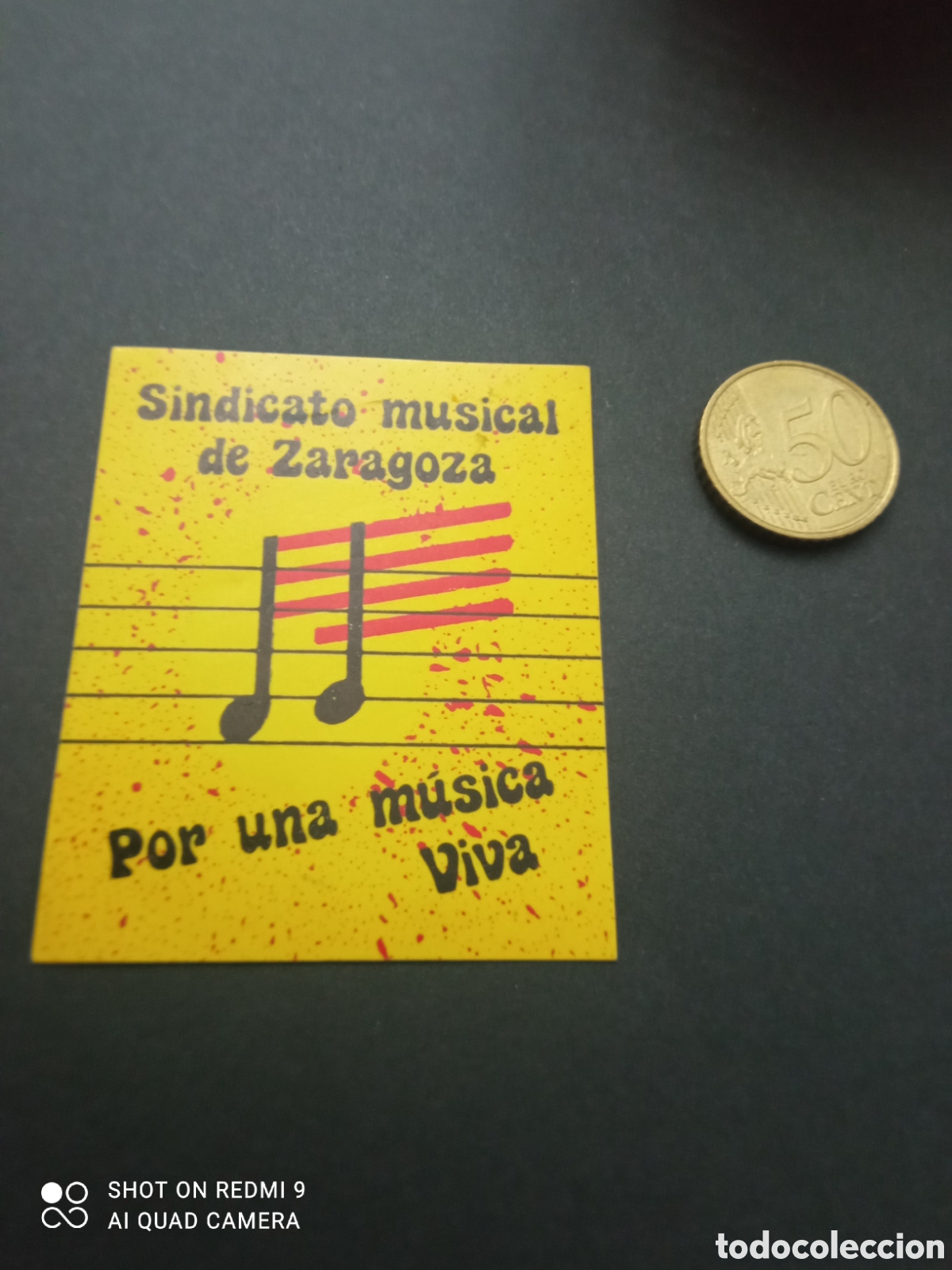 Pegatinas de colecci&oacute;n: PEGATINAS A&Ntilde;OS 80S principal sindicato musical de Zaragoza