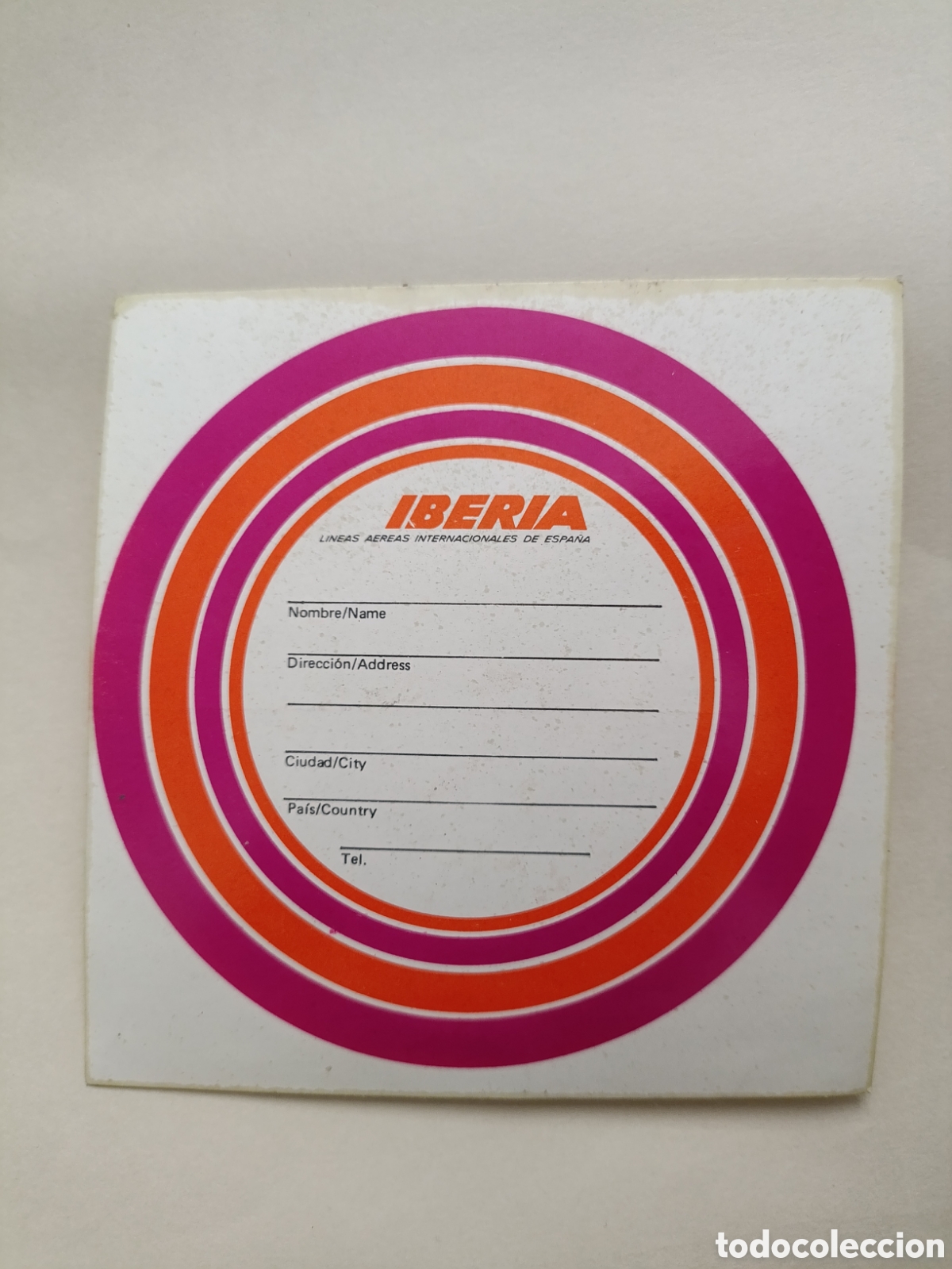Pegatinas de colecci&oacute;n: IBERIA [ PEGATINA A&Ntilde;OS 80 ]