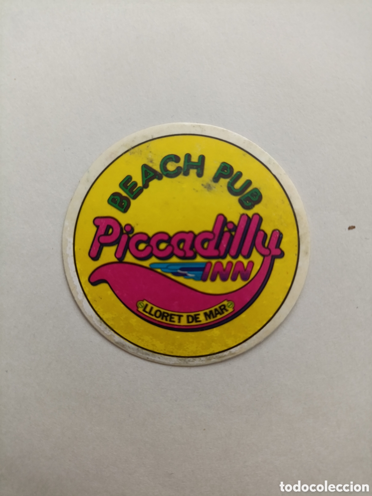 Pegatinas de colecci&oacute;n: BEACH PUB PICADALLY [ PEGATINA A&Ntilde;OS 80 ]