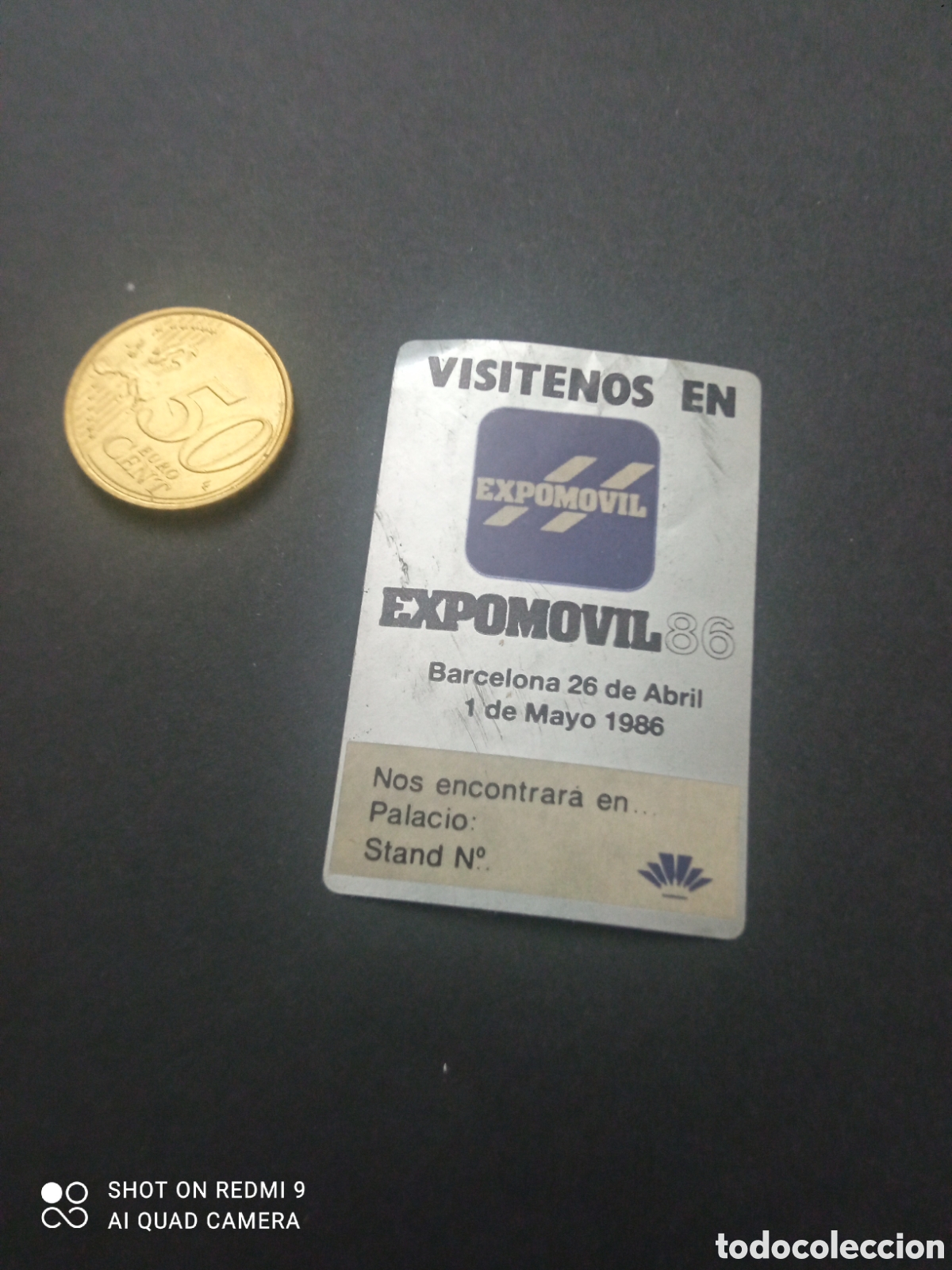 Pegatinas de colecci&oacute;n: Visitenos en expom&oacute;vil PEGATINAS A&Ntilde;OS 80S