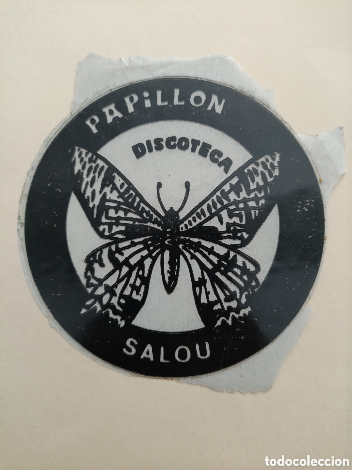 Pegatinas de colecci&oacute;n: PAPILLON DISCOTECA SALOU [ PEGATINA A&Ntilde;OS 80 ]