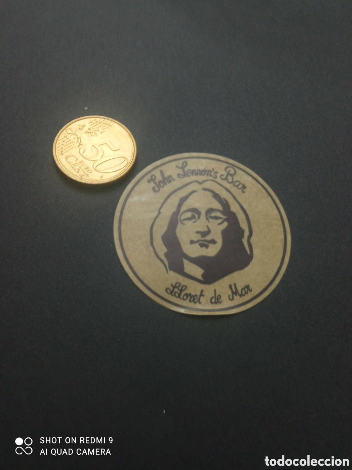 Pegatinas de colecci&oacute;n: John Lennon bar PEGATINAS A&Ntilde;OS 80S