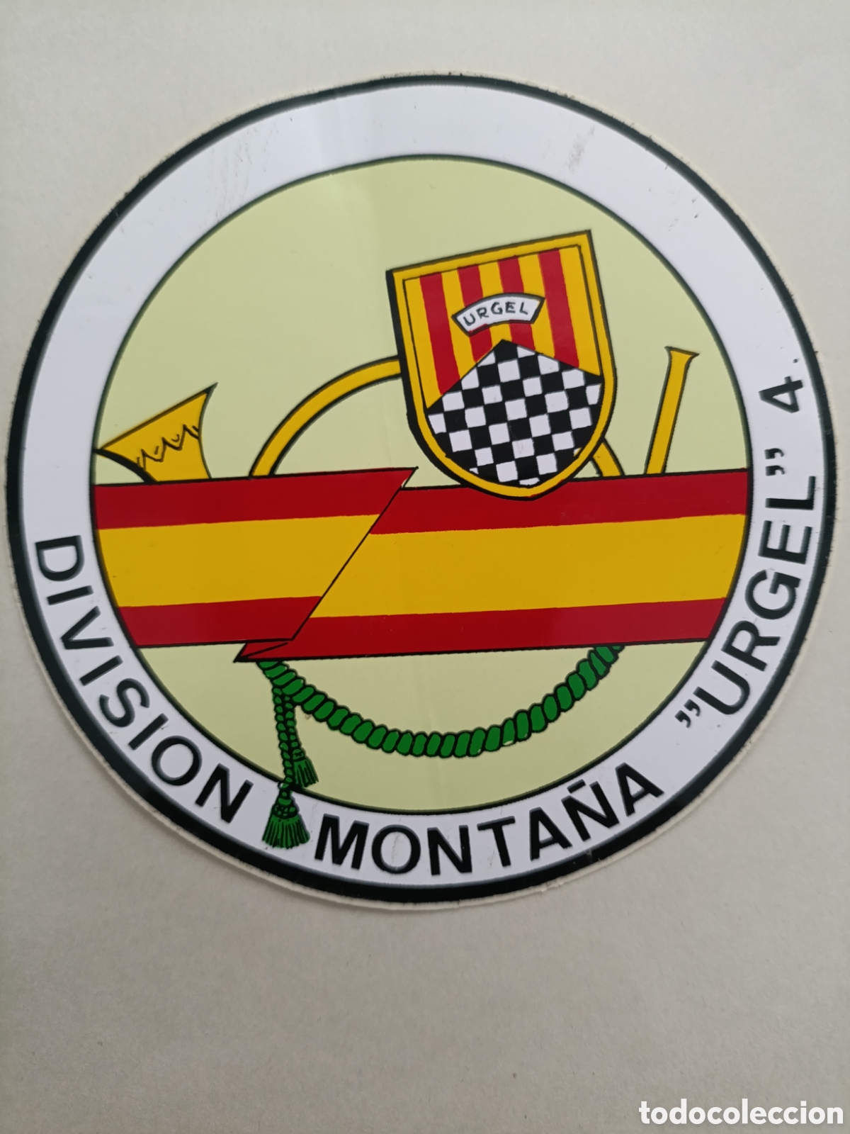 Pegatinas de colecci&oacute;n: DIVSION MONTA&Ntilde;A URGEL 4[ PEGATINA A&Ntilde;OS 80 ]