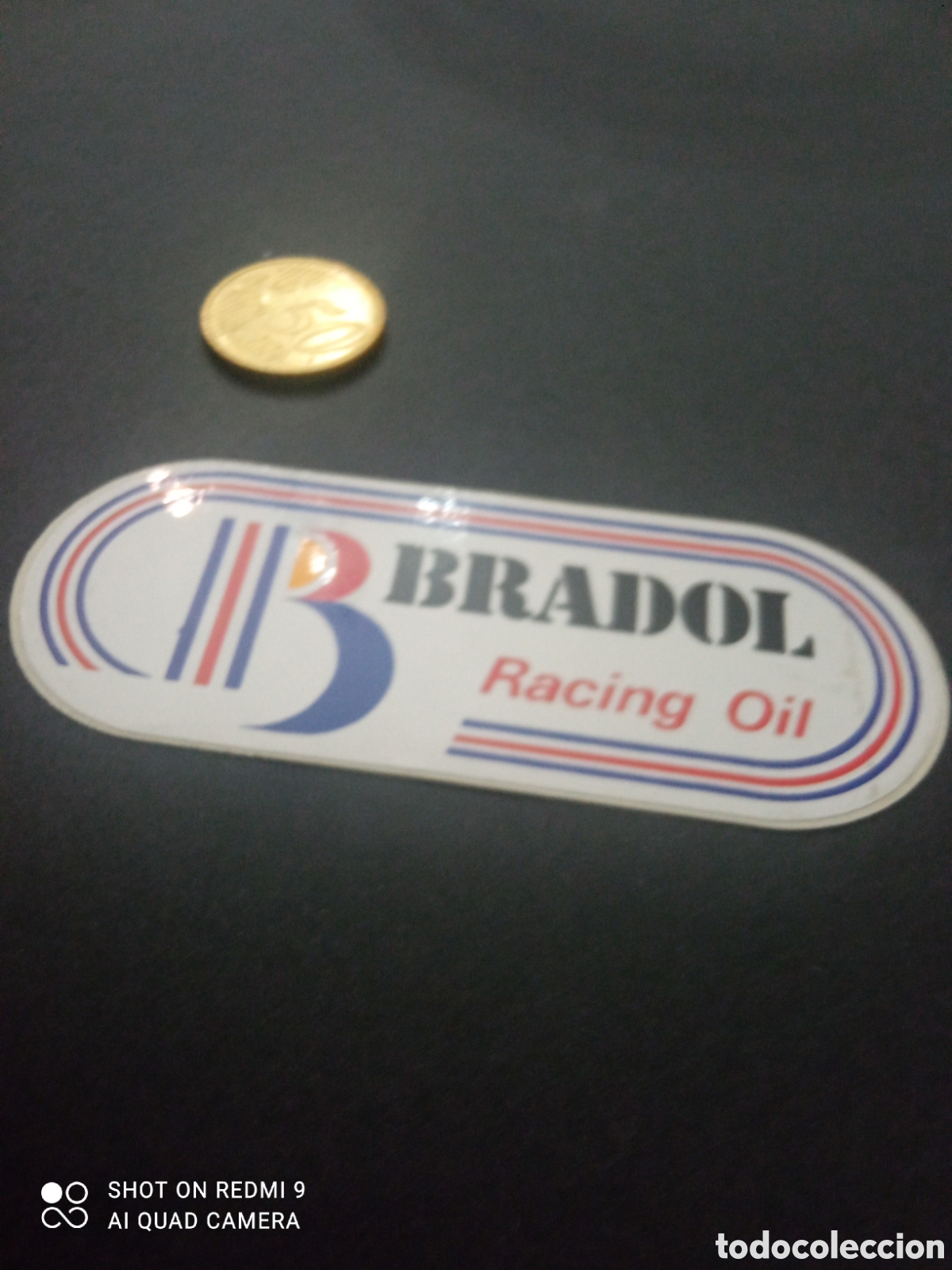 Pegatinas de colecci&oacute;n: Bradle Racing oil PEGATINAS A&Ntilde;OS 80S
