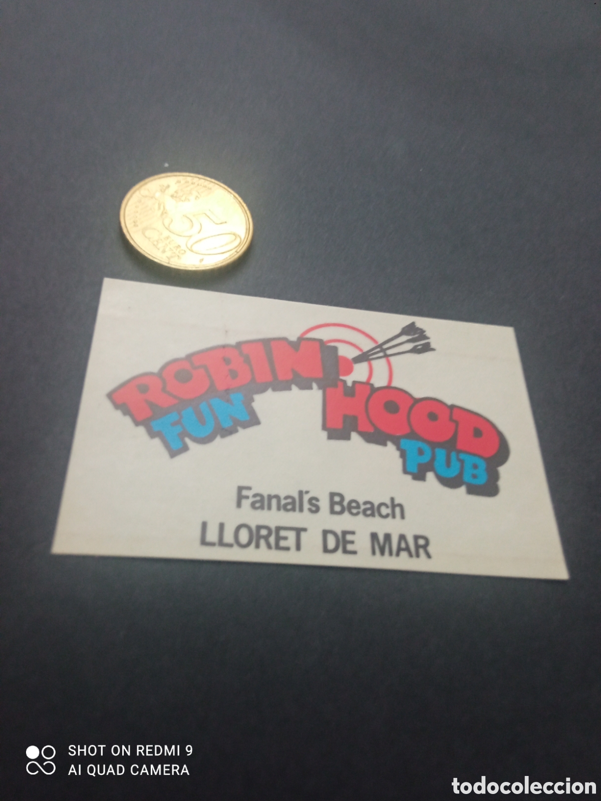 Pegatinas de colecci&oacute;n: Robin hood fun pub PEGATINAS A&Ntilde;OS 80S