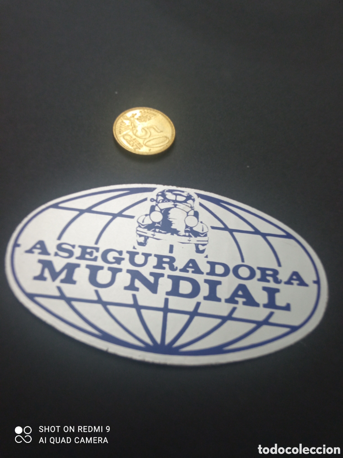 Pegatinas de colecci&oacute;n: Aseguradora mundial PEGATINAS A&Ntilde;OS 80S